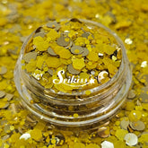 Yellow Citrine Chunky Glitter - Multicolor Glitter